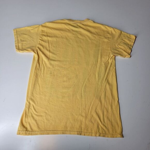 NEW NIRVANA M MEDIUM YELLOW SHORT SLEEVE COTTON TSHIRT NWT - Picture 6 of 6